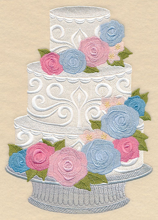 Cascading Roses Cake - Image 5