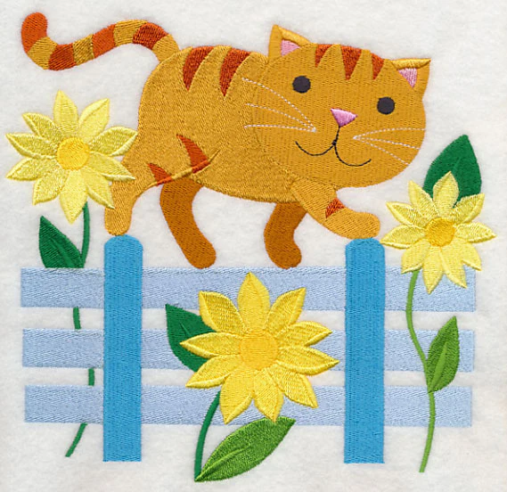 Cat in Sunflowers - Image 6