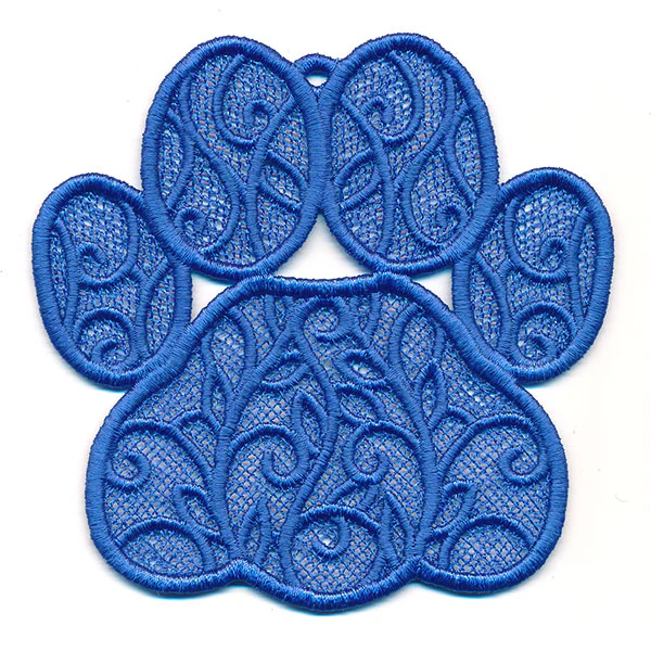 Cat Paw Ornament (Lace) - Image 2