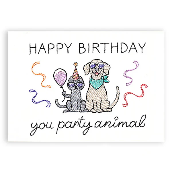 Celebrations & Congratulations - Happy Birthday Party Animal (Cardstock) - Image 5
