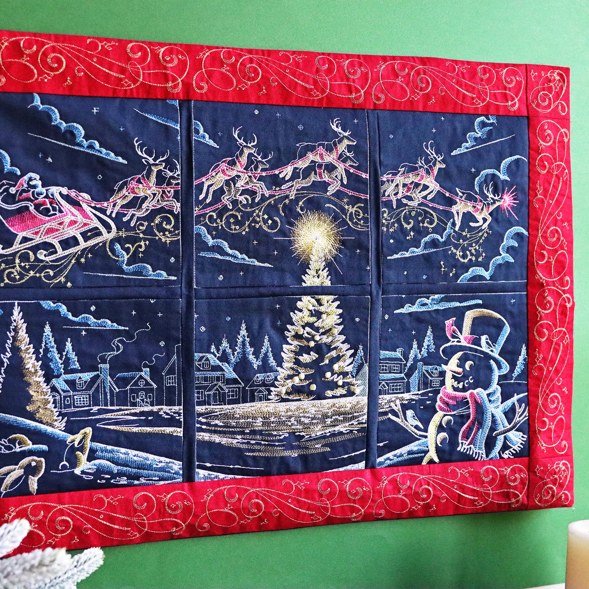 Celestial Christmas Swirls Frame - Image 16