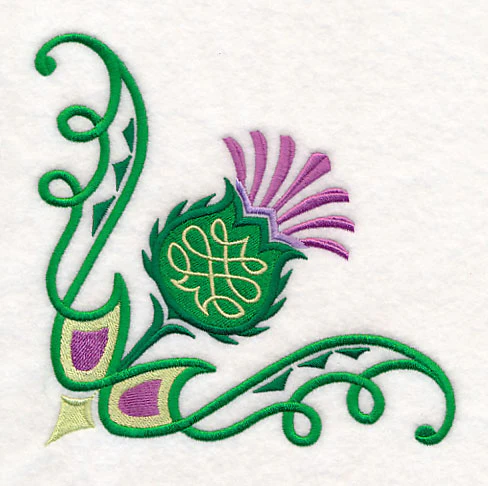 Celtic Knot Thistle Corner - Image 4
