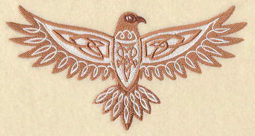 Celtic Knotwork Hawk - Image 2