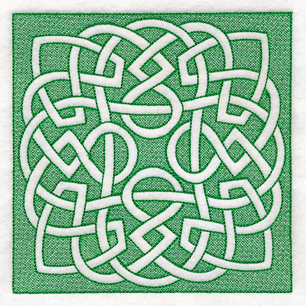 Celtic Knotwork Square 1 (Trapunto) - Image 3