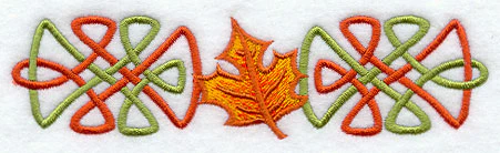 Celtic Leaves Thin Border - Image 2