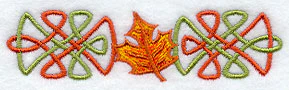 Celtic Leaves Thin Border - Image 3