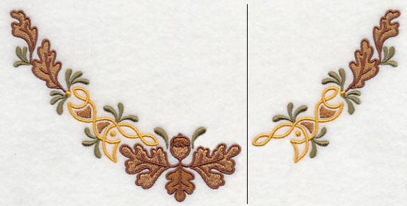 Celtic Oak Neckline (V-Neck) (Split) - Image 2