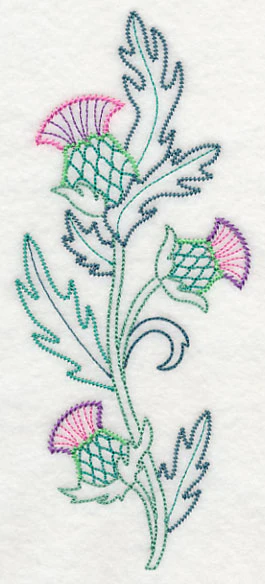 Celtic Thistle Spray (Vintage) - Image 6