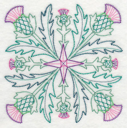Celtic Thistle Square (Vintage) - Image 3