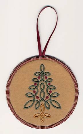 Celtic Tree Ornament (In-the-Hoop)