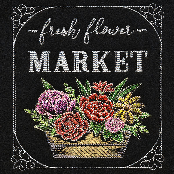 Chalkboard Flower Market Sign - Image 5