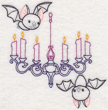 Chandelier and Bats (Vintage) - Image 4