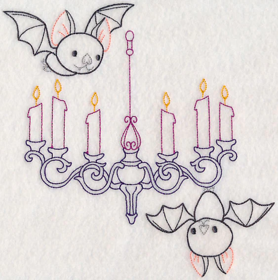Chandelier and Bats (Vintage) - Image 6