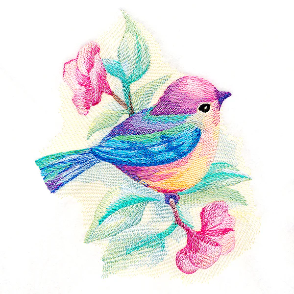 Charming Bird in Watercolor - Image 3