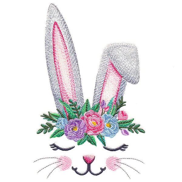 Charming Bunny in Flower Crown - Image 7