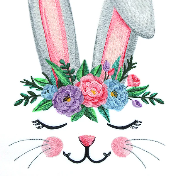 Charming Bunny in Flower Crown - Image 8