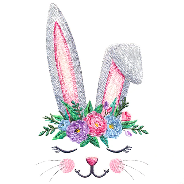 Charming Bunny in Flower Crown - Image 9