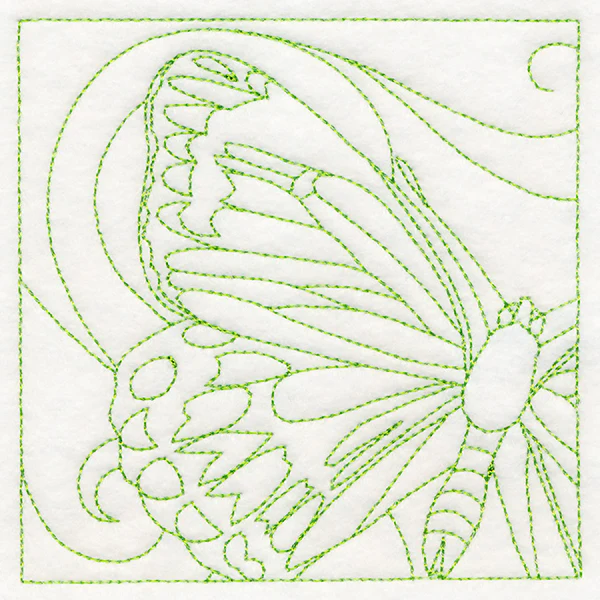 Charming Butterfly Quilting Square (Double Run) - Image 5