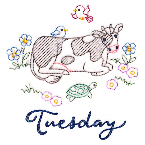 Charming Cow on Tuesday (Vintage) - Image 3