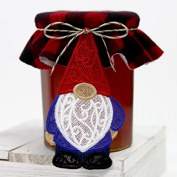 Charming Gnome Ornament (Lace) - Image 2