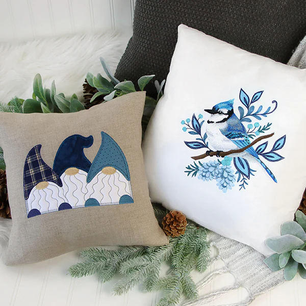 Charming Gnomes Trio (Heirloom Applique) - Image 12