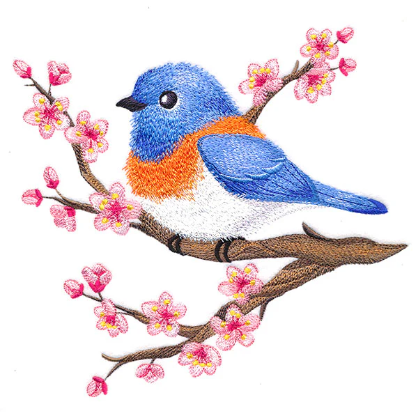 Charming Little Blue Bird