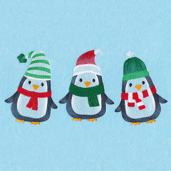 Charming Penguin Trio