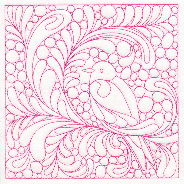 Charming Swallow Quilting Square (Double Run)