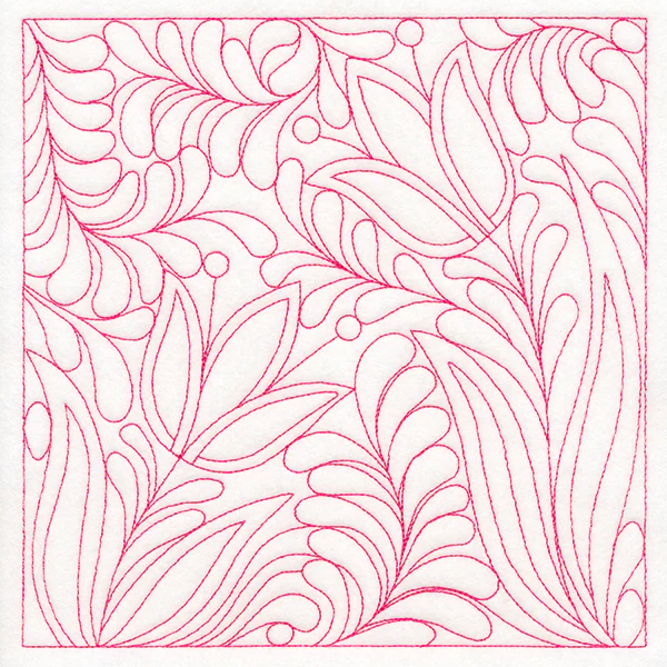 Charming Tulips Quilting Square (Double Run)