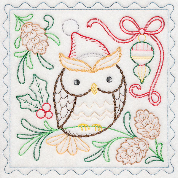 Charming Woodland Christmas - Owl (Vintage) - Image 5
