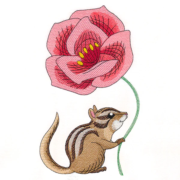 Cheerful Chipmunk with Poppy - Image 6