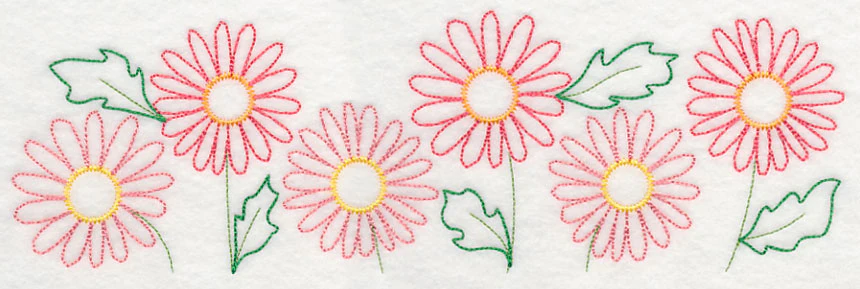 Cheerful Daisy Border (Vintage) - Image 6
