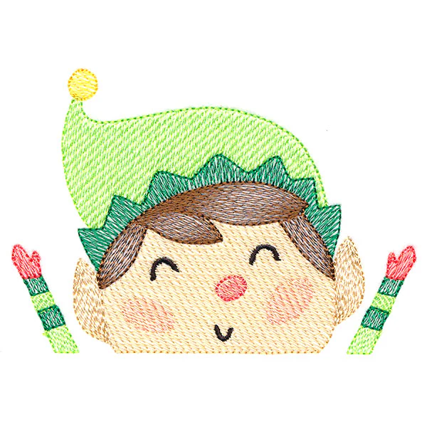 Cheerful Elf Pocket Peeker - Image 2