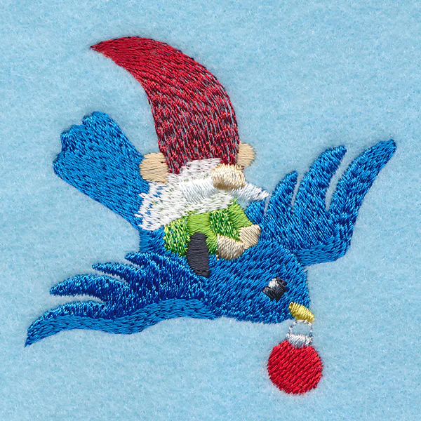 Cheerful Flying Gnome