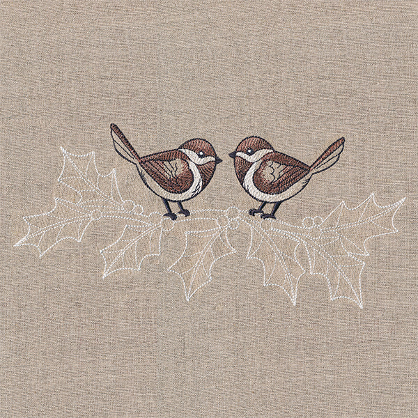 Cheery Chickadees on Boughs - Image 2