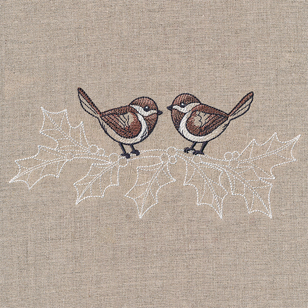 Cheery Chickadees on Boughs - Image 3