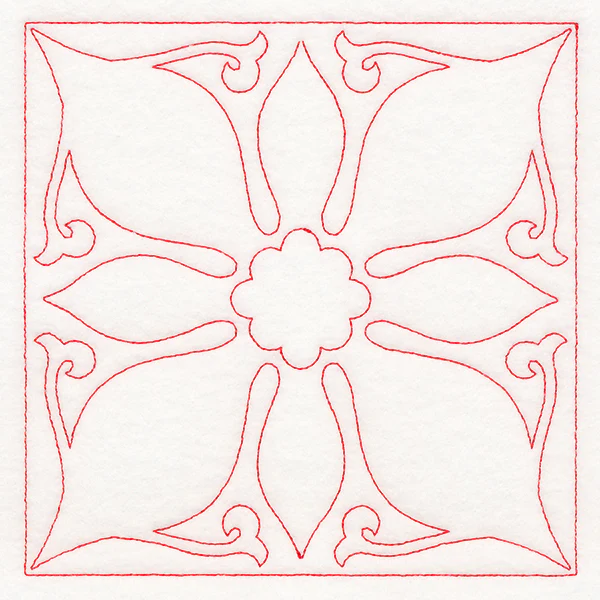 Cheery Christmas Quilting - Poinsettia (Double Run) - Image 3