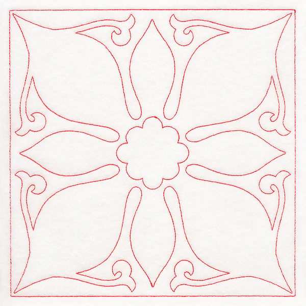 Cheery Christmas Quilting - Poinsettia (Double Run) - Image 6
