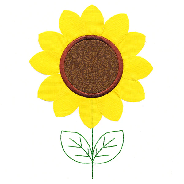 Cheery Sunflower (Crafty Cut Applique)