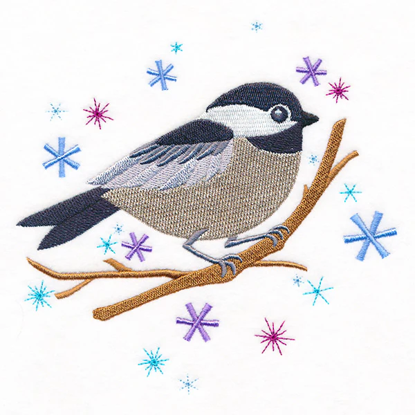 Cheery Winter Chickadee - Image 7