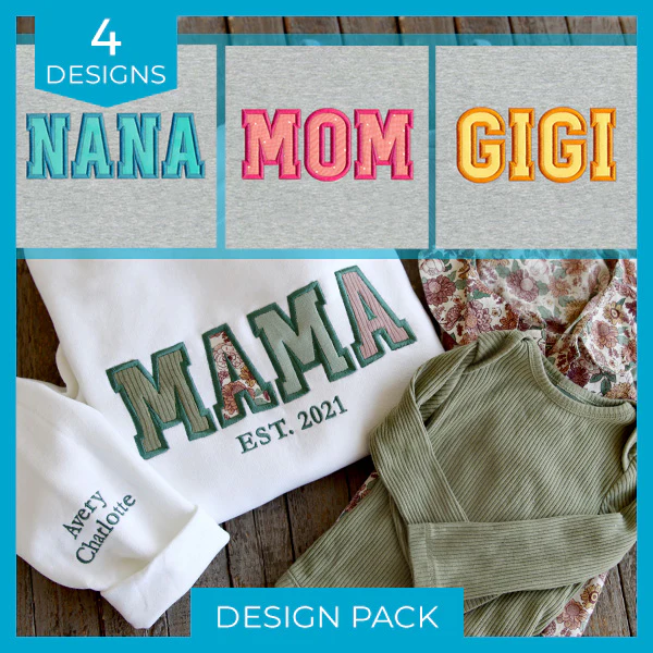 Cherished Letters (Applique) Design Pack - Image 5