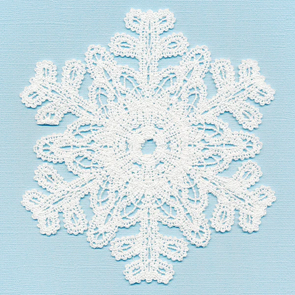 Cherished Snowflake Doily (Battenburg Lace) - Image 2