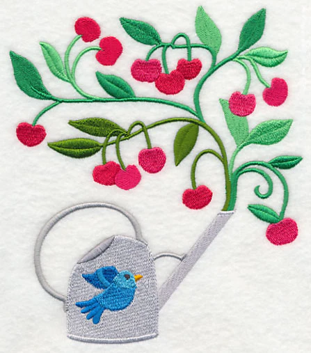 Cherries and Watering Can - Image 2