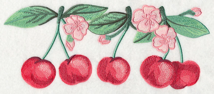 Cherry Blossoms Border in Watercolor - Image 5