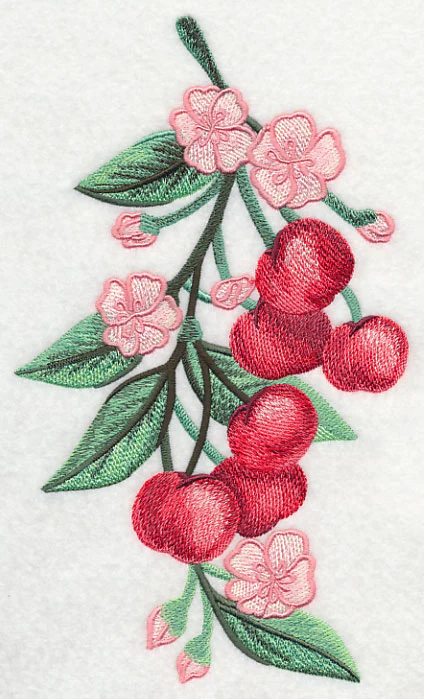 Cherry Blossoms Spray in Watercolor - Image 2