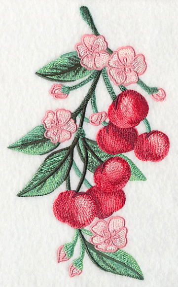 Cherry Blossoms Spray in Watercolor - Image 3