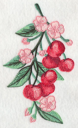 Cherry Blossoms Spray in Watercolor - Image 4