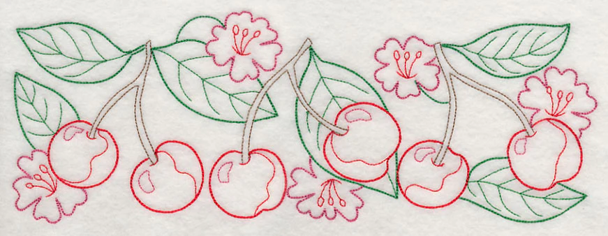 Cherry Jubilee Border (Vintage) - Image 6