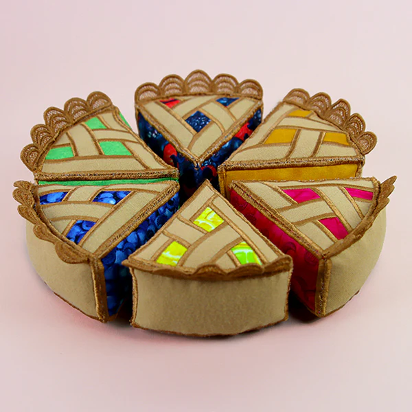 Cherry Pie Slice Pincushion (In-the-Hoop) - Image 6