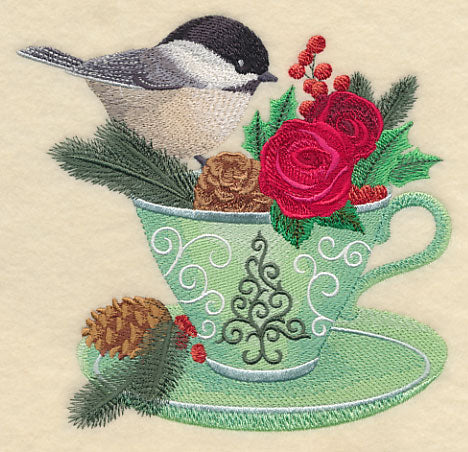 Chickadee and Christmas Tea - Image 2